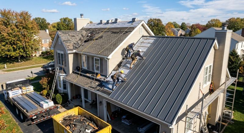Aluminum Roof Replacement