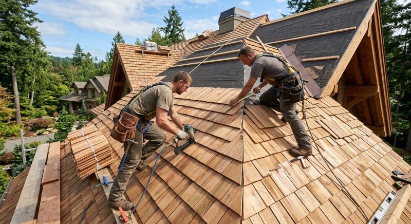 Cedar Shake Roof Construction