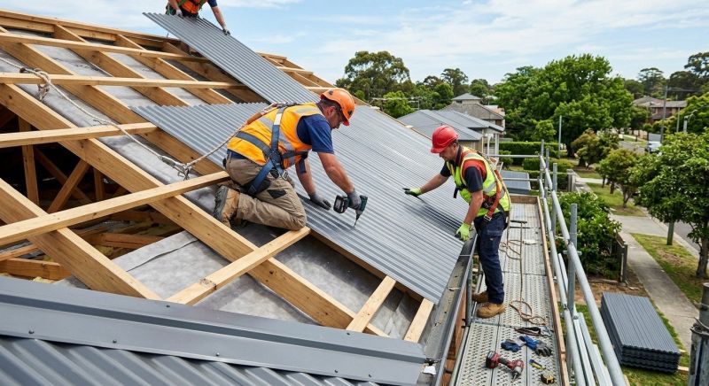 Sheet Roofing Installation