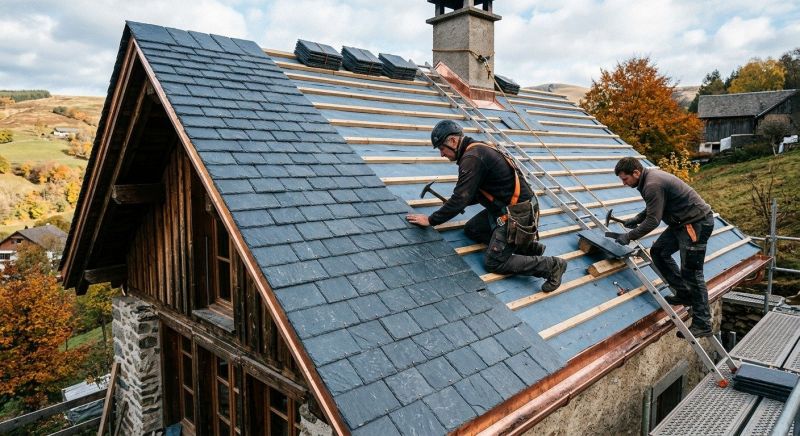 Slate Roof Construction
